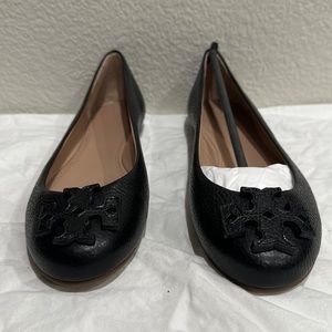 New Tory Burch Reva Ballet Black Flats